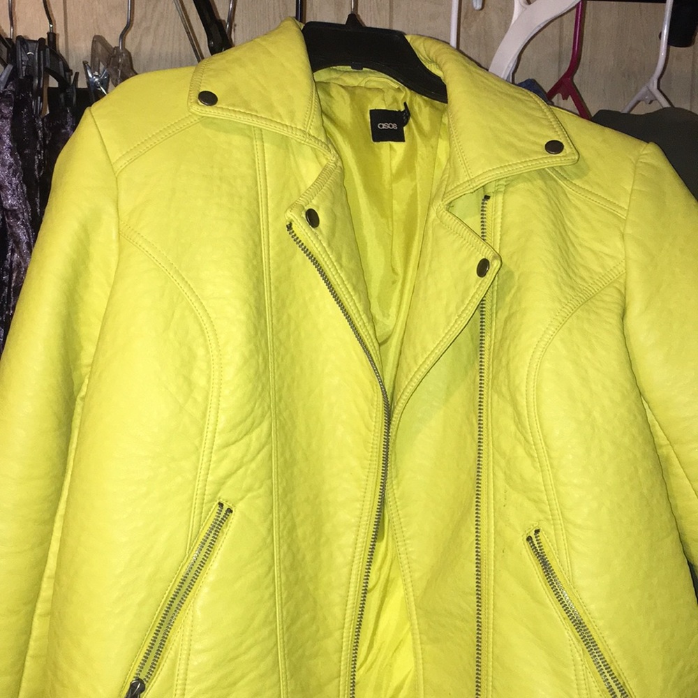 Asos Leather Jacket Brand New